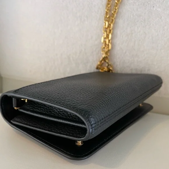 Marc Jacobs Empire City Leather Wallet on Chain
